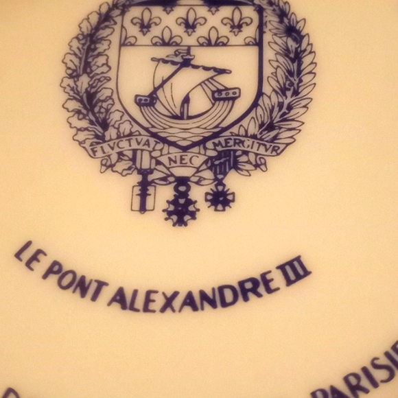 Pont Alexandre III Collector Plate - Picture 8 of 11